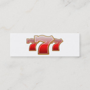 Minitarjeta De Visita Séptimos afortunados - Chaqueta de Máquina Tragape