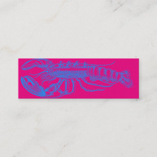 Minitarjeta De Visita serie Hummer azul claro