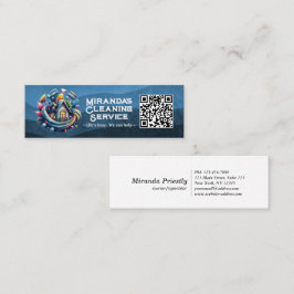 Minitarjeta De Visita Servicio de limpieza de casas modernas ama de llav
