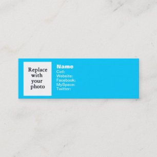 Minitarjeta De Visita ¡Sígame! Gorjeo 2