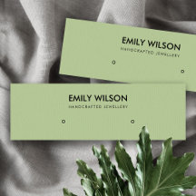 SIMPLE MODA VERDE KRAFT STUD EARRING LOGO DE VISUA