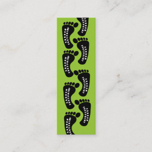 Minitarjeta De Visita Sin carbono Foot Print