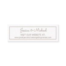 Sitio web de boda blanco liso