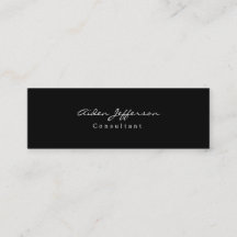 Skinny Stylish Simple Llano Blanco Minimalista