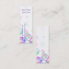 Minitarjeta De Visita Soap Bubbles