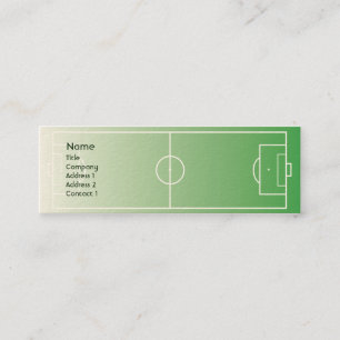 Minitarjeta De Visita Soccerfield - flaco