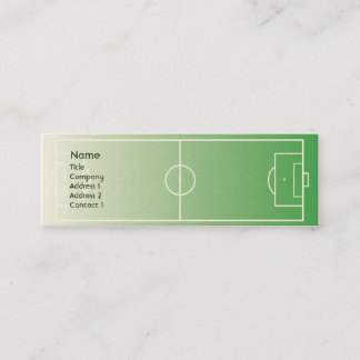 Minitarjeta De Visita Soccerfield - flaco
