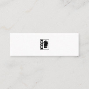 Minitarjeta De Visita solo un chica que ama el boxeo