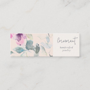 Minitarjeta De Visita Soporte de zócalo de zócalo de zócalo morado rosad