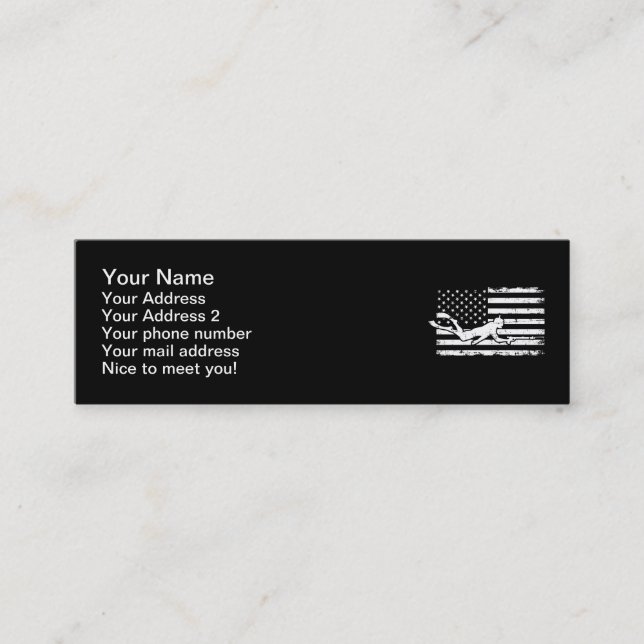 Minitarjeta De Visita Speaking USA (Anverso)