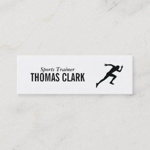 Minitarjeta De Visita Sprinter Entrenador deportivo