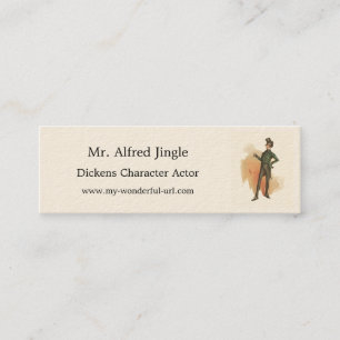 Minitarjeta De Visita Sr. Alfred Jingle de The Pickwick Papers