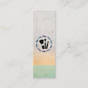 Minitarjeta De Visita Stellar Feather   Kit de maquillaje