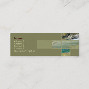 Minitarjeta De Visita Stream Business Card