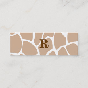 Minitarjeta De Visita Su letra. Diseño de encargo del estampado de