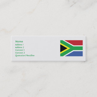 Minitarjeta De Visita Sudáfrica - Skinny