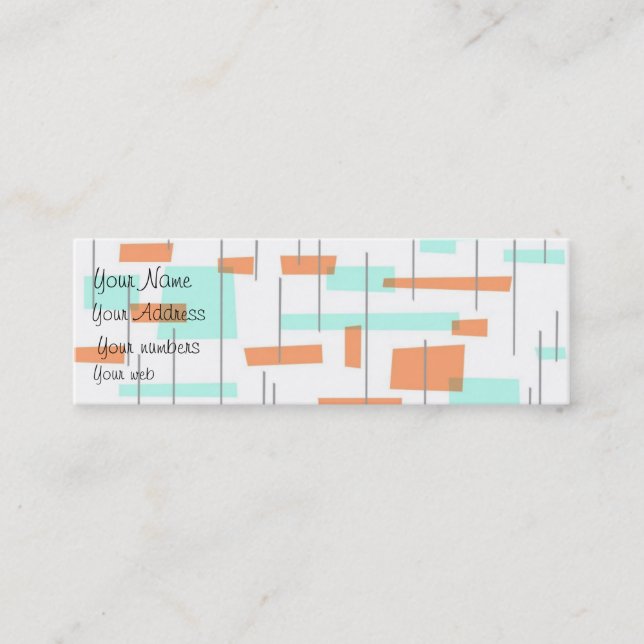 Minitarjeta De Visita Súplica retra (Anverso)