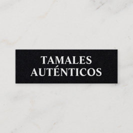 Minitarjeta De Visita Tamales de México