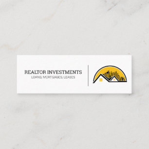 Minitarjeta De Visita Techo y paisaje urbano