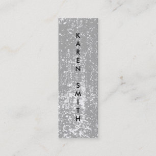 Minitarjeta De Visita Texto vertical Estilo de grifo moderno