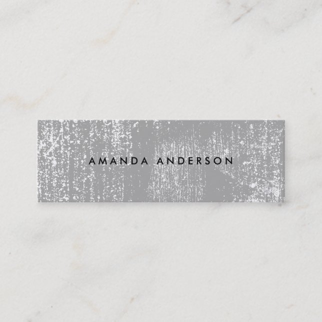 Minitarjeta De Visita Textura de grifo contemporánea (Anverso)