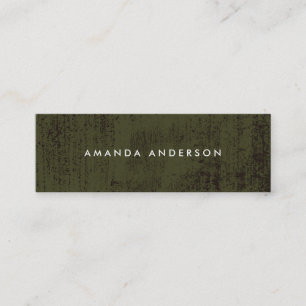 Minitarjeta De Visita Textura de grifo contemporánea