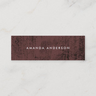 Minitarjeta De Visita Textura de grifo contemporánea