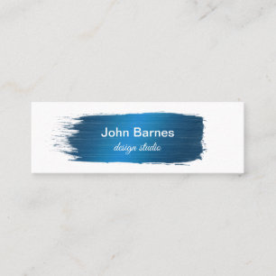 Minitarjeta De Visita Textura de los movimientos del cepillo. Texto