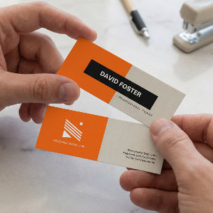 Minitarjeta De Visita Típico profesional - Elegante sencillo