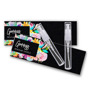 Minitarjeta De Visita Tira de prueba de Perfume colorida personalizado