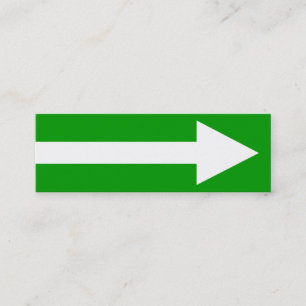 Minitarjeta De Visita Todo el punto II - Verde, blanco y gris