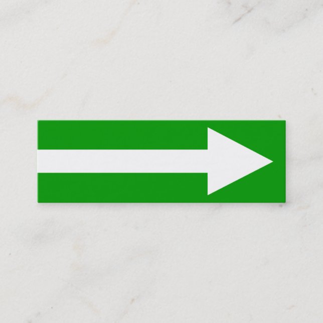 Minitarjeta De Visita Todo el punto II - Verde, blanco y gris (Anverso)