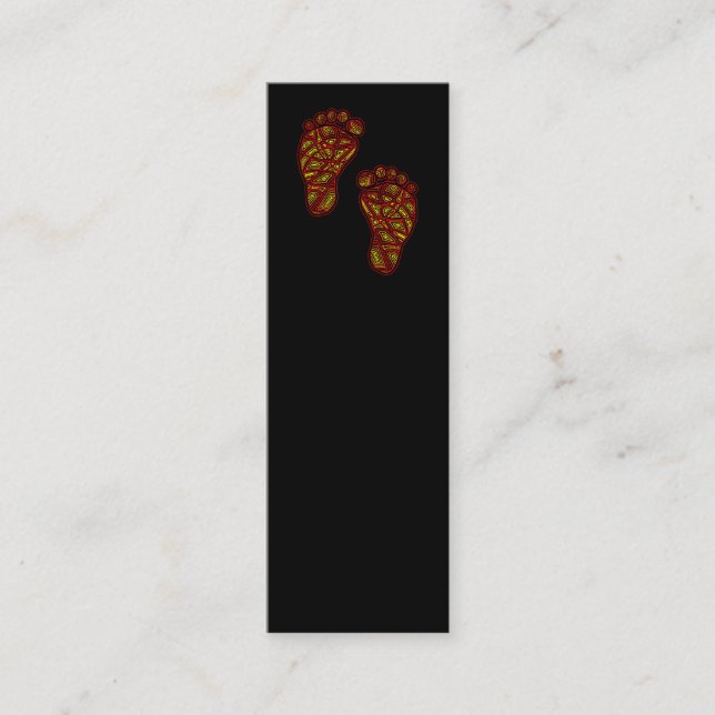 Minitarjeta De Visita Toques tribales (Anverso)