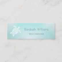 Tortuga blanca turquesa