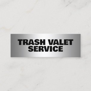 Minitarjeta De Visita Trash de Valet