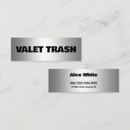 Minitarjeta De Visita Trash de Valet