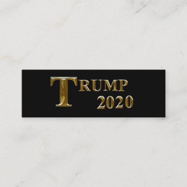 MINITARJETA DE VISITA TRUMP 2020 (Anverso)