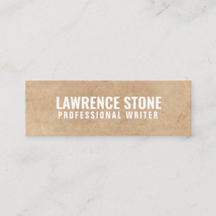 Minitarjeta De Visita Twitter "Textured Paper" personalizado