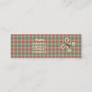 Minitarjeta De Visita Una mariposa Profilecard del jardín del país