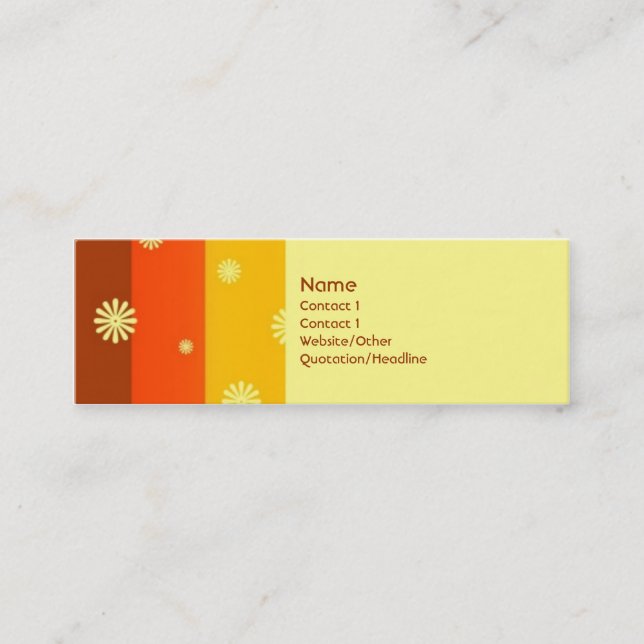 Minitarjeta De Visita Verano de 74 (Anverso)