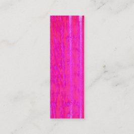 Minitarjeta De Visita Vibrante Resumen de rayas rosadas y moradas arte