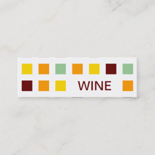 Minitarjeta De Visita VINO (mod cuadrados)