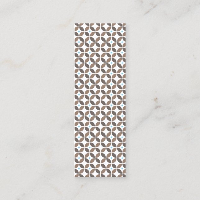 Minitarjeta De Visita VINTAGE GLAMOR Slim Business Card (Anverso)