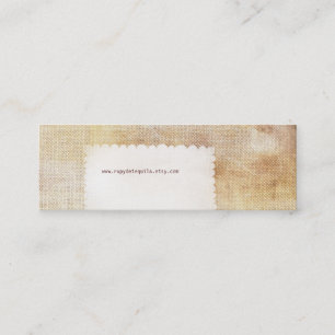 Minitarjeta De Visita Vintage Old Elegant