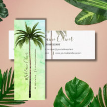 Vintage Palm Tree Tropical Green Elegante