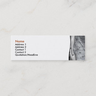 Minitarjeta De Visita Violin Business Card