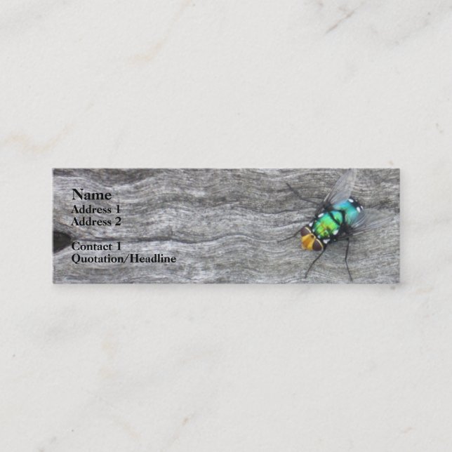 Minitarjeta De Visita vuelo (Anverso)