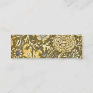 Minitarjeta De Visita William Morris el diseño de Cherwell para la pana
