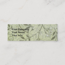 Minitarjeta De Visita William Morris Jasmine Botanical