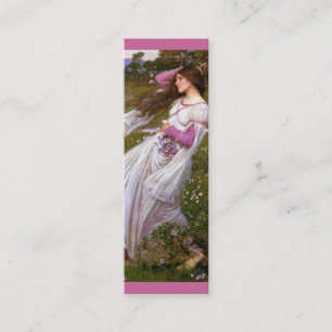 Minitarjeta De Visita Windflowers de John William Waterhouse